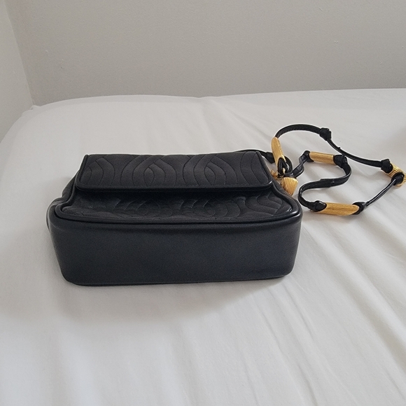 Vintage Fendi Roma Pasta Bag in Black Quilted Leather - Picture 5 of 13